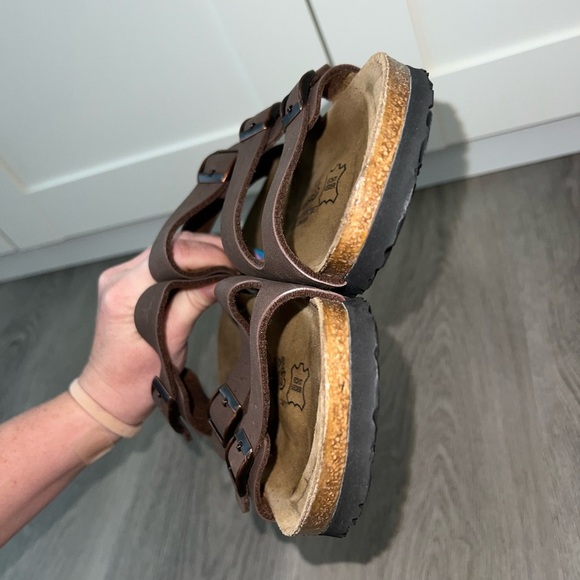 birkenstock birkis mocha color sandals - Picture 12 of 15